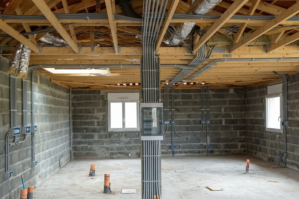 Installation électrique neuve et rénovation à Cholet — après (chantier 3)