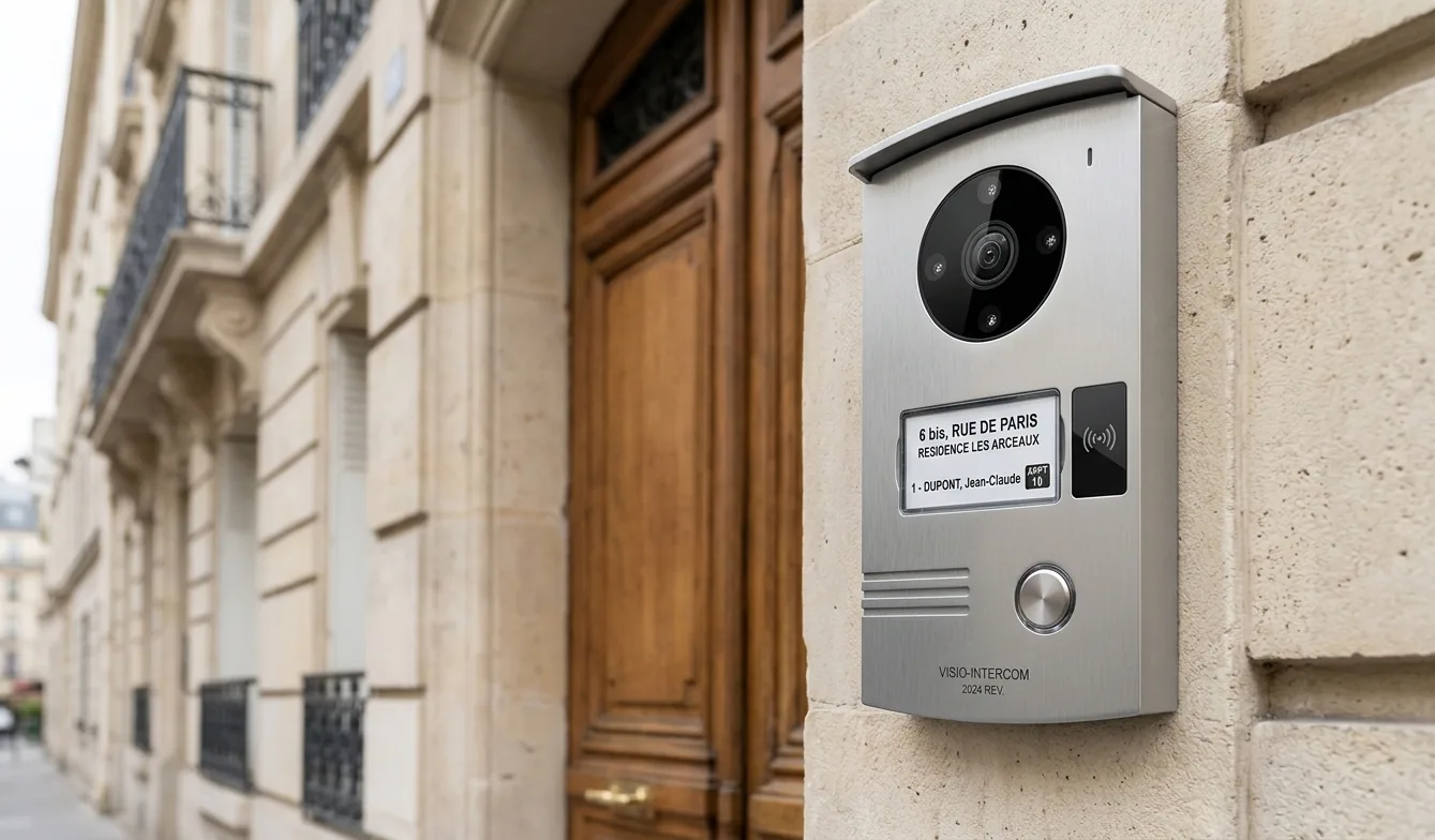 Interphone et visiophone à Cholet — après (chantier 5)